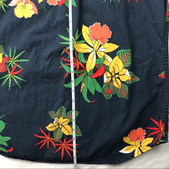 Obey Propaganda floral Hawaiian vintage shirt SzM - Picture 7 of 8